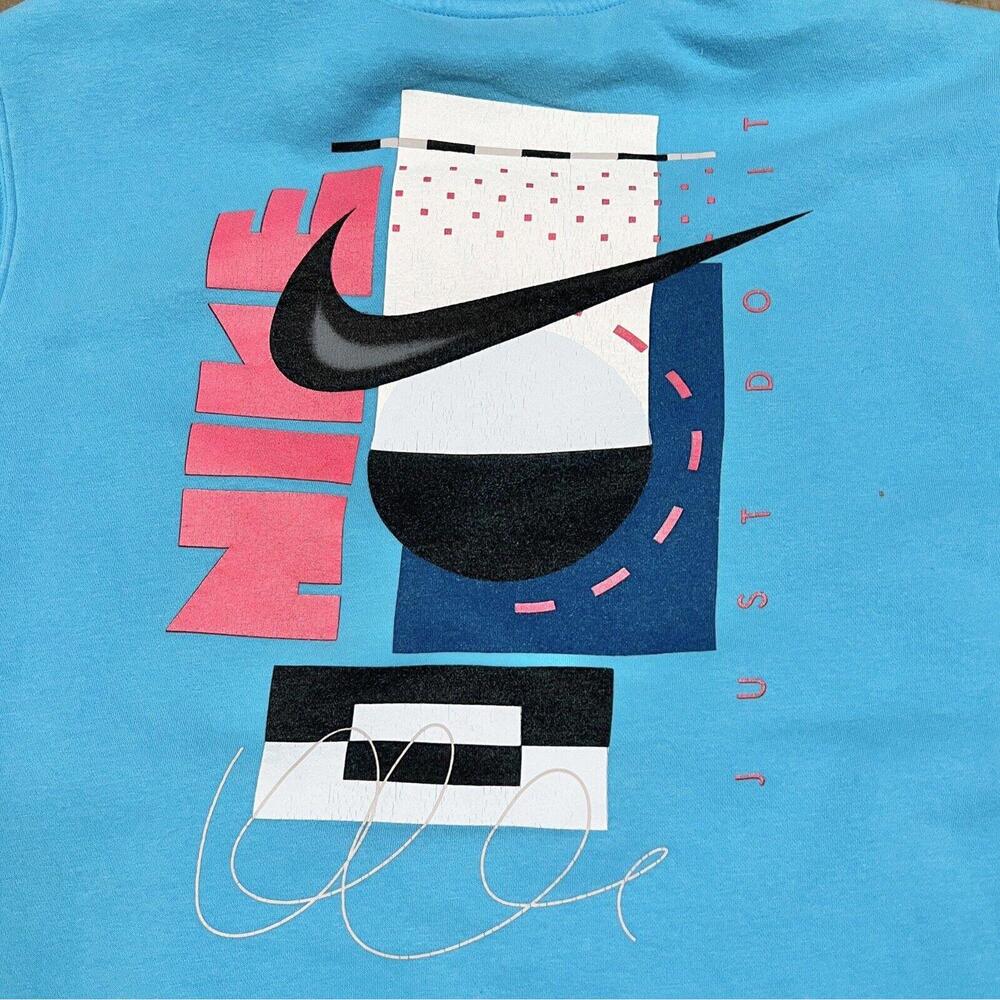 Nike Sportswear Club Just Do It Fleece Pullover Hoodie 336328-47B Sz L - Stains - Picture 13 of 15